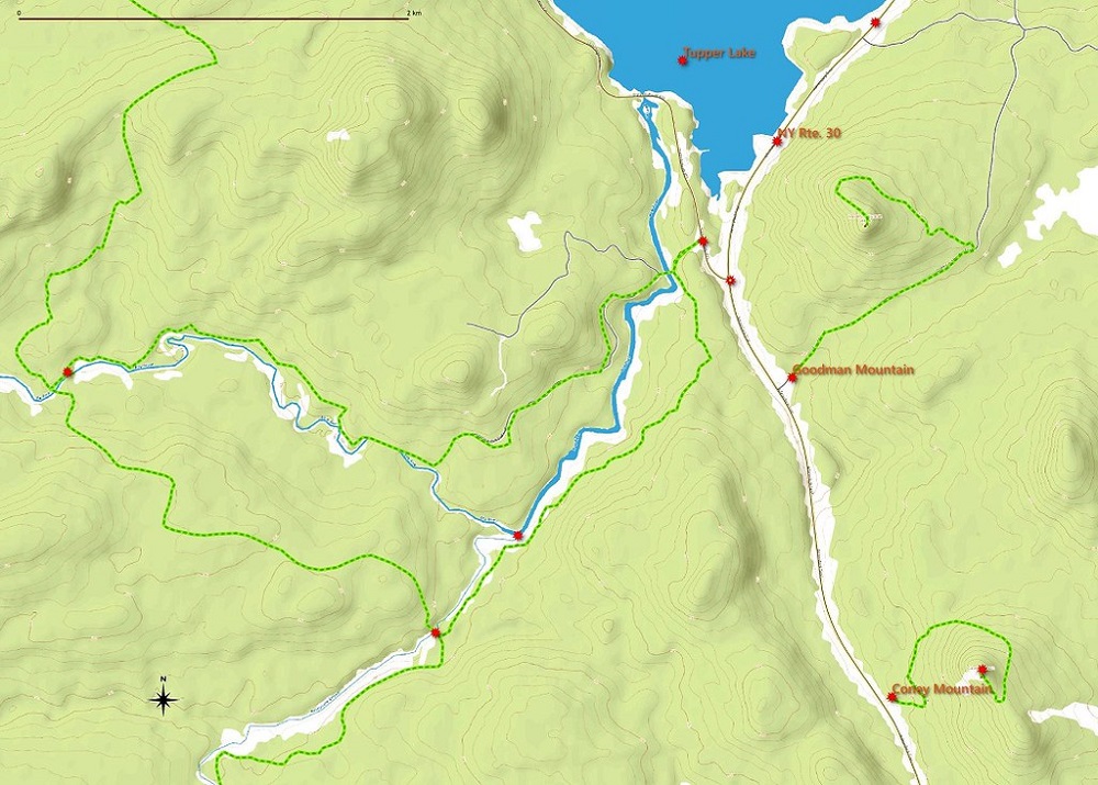 Pashley Falls Trail Map