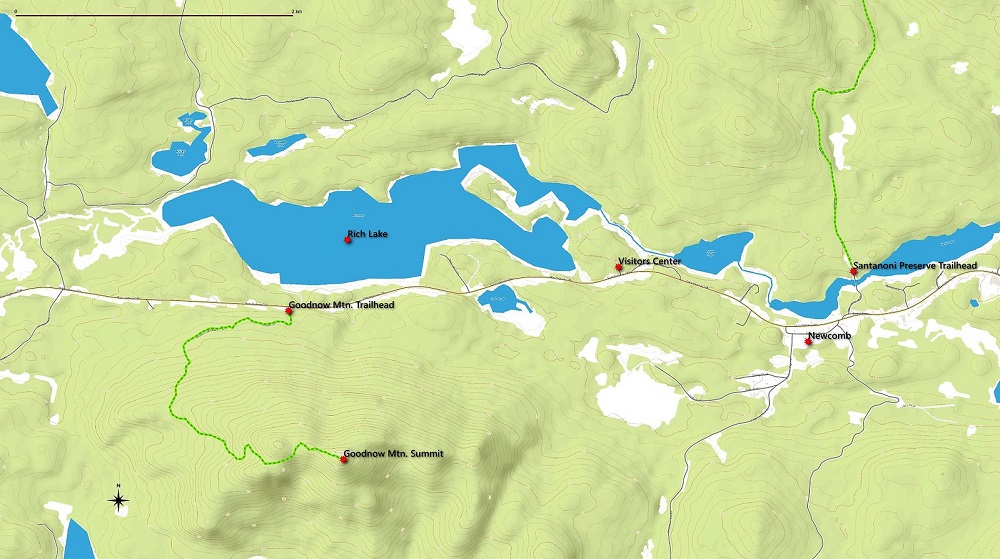 Goodnow Mtn. Map
